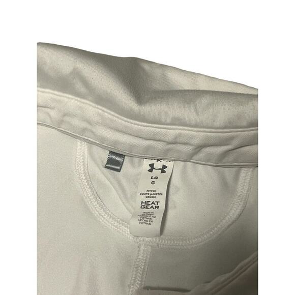 Under Armour Heat Gear Polo White Women's Size Large Excellent condition No flaw - Picture 4 of 8